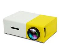 Mini vidéoprojecteur LINFE - FHD 1080P 3D Effets vidéoprojecteurs - Jaune G