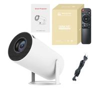 Mini vidéoprojecteur natif 1080P 4K, WiFi 6, BT5.0 Android 11.0, rotation 180°, Smart Full HD, Home Cinéma, portable LED