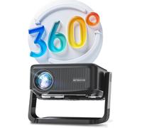 Mini vidéoprojecteur 【Support rotatif à 360° & Auto Keystone & E-Focus】Projecteur FHD 1080P 22000LM avec WiFi6 et Bluetooth 5.2,70 % Zoom ONOAYO amovible Extérieur Home Cinéma Projecteur Compatible