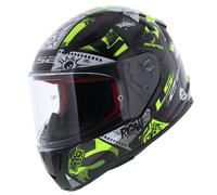 Mini vignette LS2 FF353 Rapid noir brillant jaune haute vision