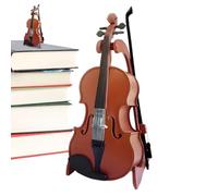 Mini violon pour | Modèle instrument de musique miniature | Accessoire pour maison de poupées, instrument miniature pour , garçons et adultes