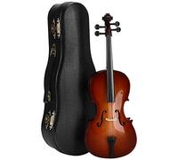 Mini violoncelle en bois avec support, archet et boîtier pour les enfants, les amis, les amateurs de musique