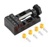 Mini Vise for Hobby & Jewelry Making | 360° Rotating Head with Horizontal Groove | Metal Craft Clamp for Woodworking/Model Making/Small Repairs