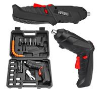 Mini visseuse sans fil 4,2 V, outils électriques : tournevis et visseuse sans fil USB avec lumière LED, mallette à outils pour la réparation de projets à domicile