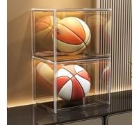Mini vitrine avec fermeture magnétique, boîte en plexiglas empilable, 45 x 33 x 33 cm, vitrine de protection anti-poussière pour poupées, sacs à main, chaussures et casques, enfants, amis ou amis
