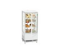 Mini vitrine réfrigérée 78 L, blanche Blanc G
