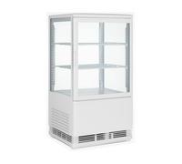 Mini vitrine réfrigérée positive - 58 L - R600a - 0/+12°C - dégivrage automatique LED
