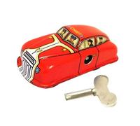 Mini Voiture De Pompiers Classique En Fer À Remonter, Horloge De Développement Pour Enfants, Jouet Interactif, Cadeau D'Anniversaire