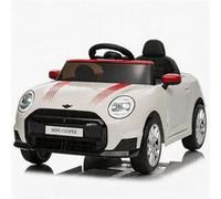 MINI Voiture Électrique Enfants-Batterie 12V,Télécommande 2,4GHz sans Fil, Ceinture de Sécurité, Musique,3-5 km/h,3-6 Ans,Blanc