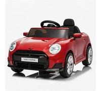 MINI Voiture Électrique Enfants-Batterie 12V,Télécommande 2,4GHz sans Fil, Ceinture de Sécurité, Musique,3-5 km/h,3-6 Ans,Rouge