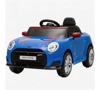 MINI Voiture Électrique Enfants-Batterie 12V,Télécommande 2,4GHz sans Fil, Ceinture de Sécurité, Musique,3-5 km/h,3-6 Ans,Bleu