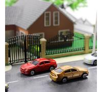 Mini Voiture Miniature Ho 1/87 En 10 Parties, Modèle De Construction, Train Paysage, Train