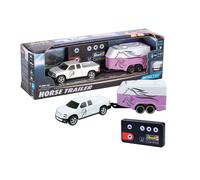 Mini voiture RC avec remorque à chevaux