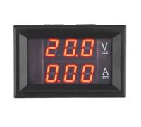 Mini voltmètre numérique DC4.5-30V 30A 50A, ampèremètre 3 Bits, 0.28 pouces, double LED, tension, courant, détecteur de volts, testeur, Shunt intégré(Red)