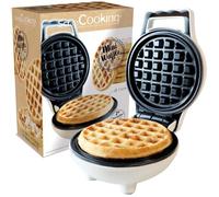 Mini Waffle Factory « Classic »-Mini Gaufrier Rond Avec Plaque Chauffante Anti-Adhérente-Machine À Gaufres-Appareil Idée Cadeau Pât
