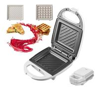 Mini Waffle Maker, petit-déjeuner avec plateau de cuisson antiadhésif, petit fabricant de gaufres avec gaufrier amovible, pour les enfants et la famille