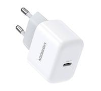 Mini Wall Charger Ugreen Cd241, Usb-C, 20w, Pd (White)