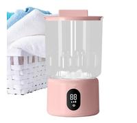 Mini Washing Machine, Rechargeable Portable Washer, Compact Gentle Cleaning, Deep Dirt Removal, Travel Home Dorm Apartment Rv Use, Size Single Liter Color White Quantity