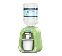 Mini Water Dispenser Cute Mini Water Cooler Simulation Kids Dispenser for Juice Milk Drinking Fountain Kitchen Pretend Play Toy Green For Kids