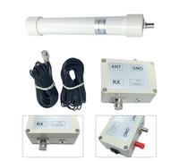Mini Whip Kit d'antenne à ondes courtes pour antenne active VLF LF HF VHF avec circuit BF998 BCX54 Classe A 10 kHz - 30 MHz Connecteur BNC 12-15 V 150 mA Noyaux de ferrite