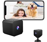 Mini Wireless Spy Camera,1080P WiFi Surveillance Camera Indoor & Outdoor Wireless Invisible Remote Discrete with Night Vision,Hidden Microphone Spy Camera Baby Home Cat Car Dog