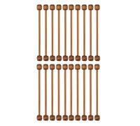 Mini Wood Tapestry Hanging Rods DIY Handcraft Polished Walnut Sticks for Crafts Wedding Props Home Decor 20pcs 6.7cm