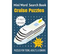 Mini Word Search Book: Cruise Puzzles with easy to Read Print about Cruise, Cruising Ships, Cruising Travels, and More| 4x6 inches, 150 pages | 70+ ... for vacations, Leisure Times and Ocean Trips