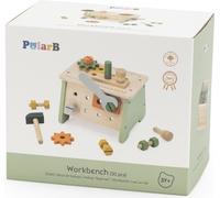 Mini Workshop 2W1 Toolbox Wooden Set Lumarko !