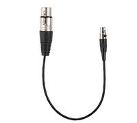 Mini XLR 3Pin femelle vers XLR 3Pin femelle adaptateur de convertisseur Audio, câble de convertisseur XLR XLR femelle vers XLR femelle câble de microphone, pour appareils photo/reflex