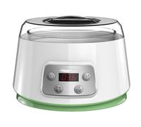 Mini yaourtière avec 4 bocaux en verre pour fermentation à température constante, idéale pour yaourt maison, yaourt grec, fromage et natto