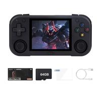 Mini Zero 28 Console de jeu portable, écran IPS de 7,1 cm, joystick rétro Open Source, console de jeu d'arcade portable, système Android 128G, lecteur de jeux bilut-in 30 + émulateurs et batterie de