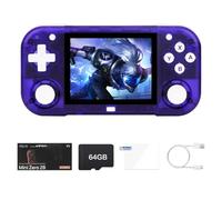 Mini Zero 28 Console de jeu portable, écran IPS de 7,1 cm - Joystick rétro Open Source - Console de jeu d'arcade portable avec système Android 64 Go, 30 émulateurs et batterie de 2900 mAh