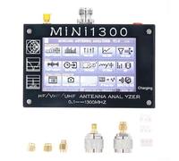 Mini1300 Analyseur 0,1-1300 MHz avec kit d'étalonnage, VNA portable pour applications HF VHF UHF, mesure SWR et mode TDR
