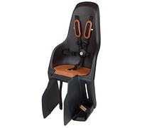 MINIA for Carrier 8405700001 - Siège arrière pour vélo avec ancrage dans Le Porte-Bagages, adaptée aux Enfants de 9 Mois à 6 Ans en Noir.