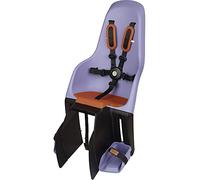 MINIA for Carrier 8405700002 - Siège arrière pour vélo avec ancrage dans Le Porte-Bagages, adaptée aux Enfants de 9 Mois à 6 Ans en Violet.