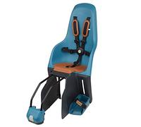 MINIA for Frame 8405600004 - Siège arrière pour vélo avec ancrage dans Le Cadre, adaptée aux Enfants de 9 Mois à 6 Ans en Bleu.