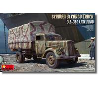 Miniart 1:35 - Camion Cargo Allemand 3 t 3,6-36 s Produit Tardif