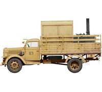 Miniart 53037 Feldküche Pmq600 Sur Camion Allemand 3t 1/35 : 4 Figurines + Acces
