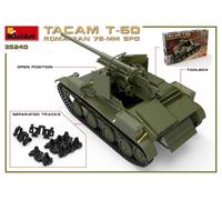 MINIART 1/35 KIT CHAR ROUMAIN 76 MM SPG TACAM T 60 INTÉRIEUR MODÈLE