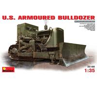 MINIART 1/35 KIT MILITAIRE AMÉRICAIN BLOURED BULLDOZER MODÉLISME MODÈLE DE VO...