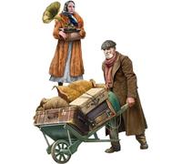 Miniart 1:35 - Réfugiés, famille Chandlers, couleur moulée