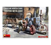 MiniArt 1:35 - Tracteur agricole européen avec chariot