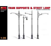 Miniart 1/35 Tram Supports & Street Lamps # 35523