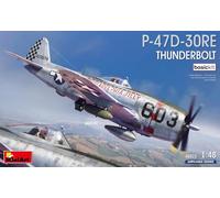 Miniart 1:48 - P-47D-30RE Thunderbolt, kit de base, couleur moulée
