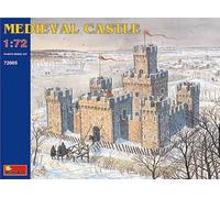 Miniart 1/72 Scale Medieval Castle Plastic - Historical Miniatures Series Plastic Model Kit 72005