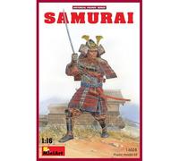 MiniArt 16028 1:16 Fig. Guerrier Samouraï-Reproduction fidèle à l'original, modèle réduit, kit Plastique, Bricolage, Loisirs créatifs, Collage, kit modèle, à Assembler, Non Peint, Multicolore