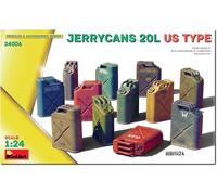 Miniart 24006 1:24 Tanica USA 20 litri - riproduzione fedele, modellismo, kit in