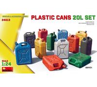 MINIART 24013 Ensemble De Bidons En Plastique 20L 1/24 Kit Vari