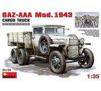 MiniArt Kit maquette plastique GAZ‑AAA Mod. 1943 1:35 (35133) – Reproduction fidèle, non peint