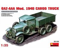 MiniArt Maquette GAZ-AAA Mod. 1940 Camion de transport 1:35 Kit plastique non peint 35136